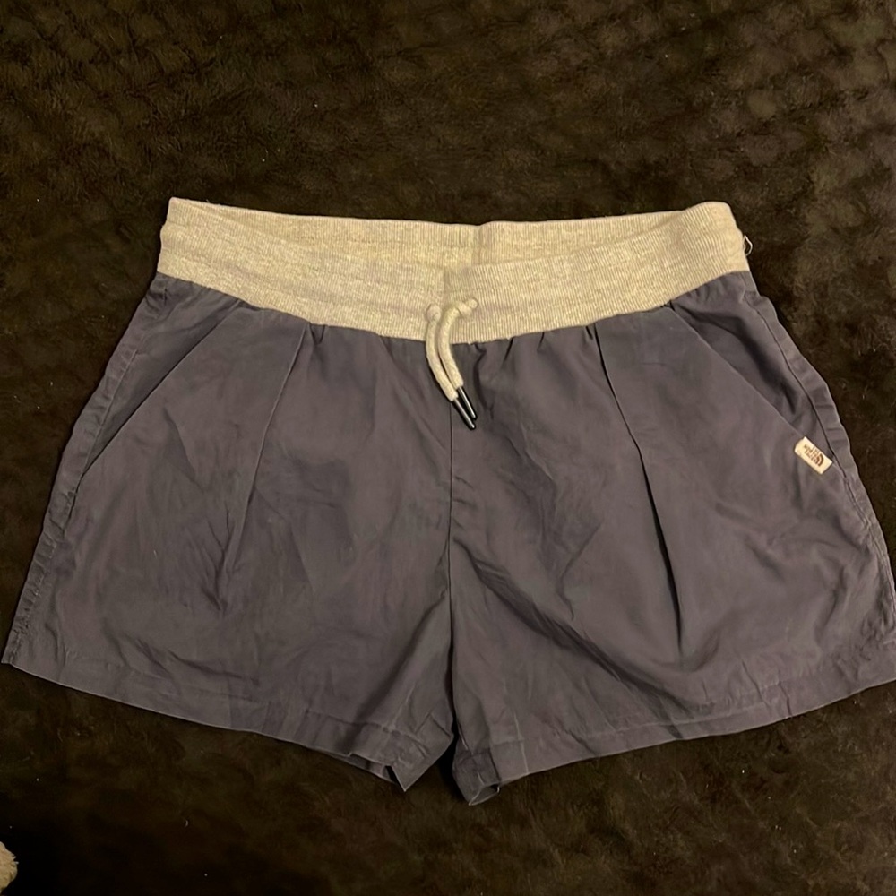 North Face dark blue womens shorts